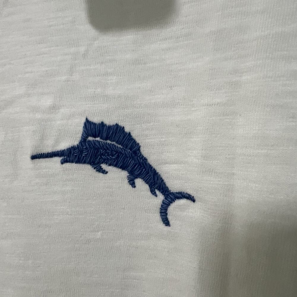 Tommy Bahama Hoodie Palm Flurry Baja Men’s Sz XL Indigo Graphic Print Palm Tree - Picture 3 of 12